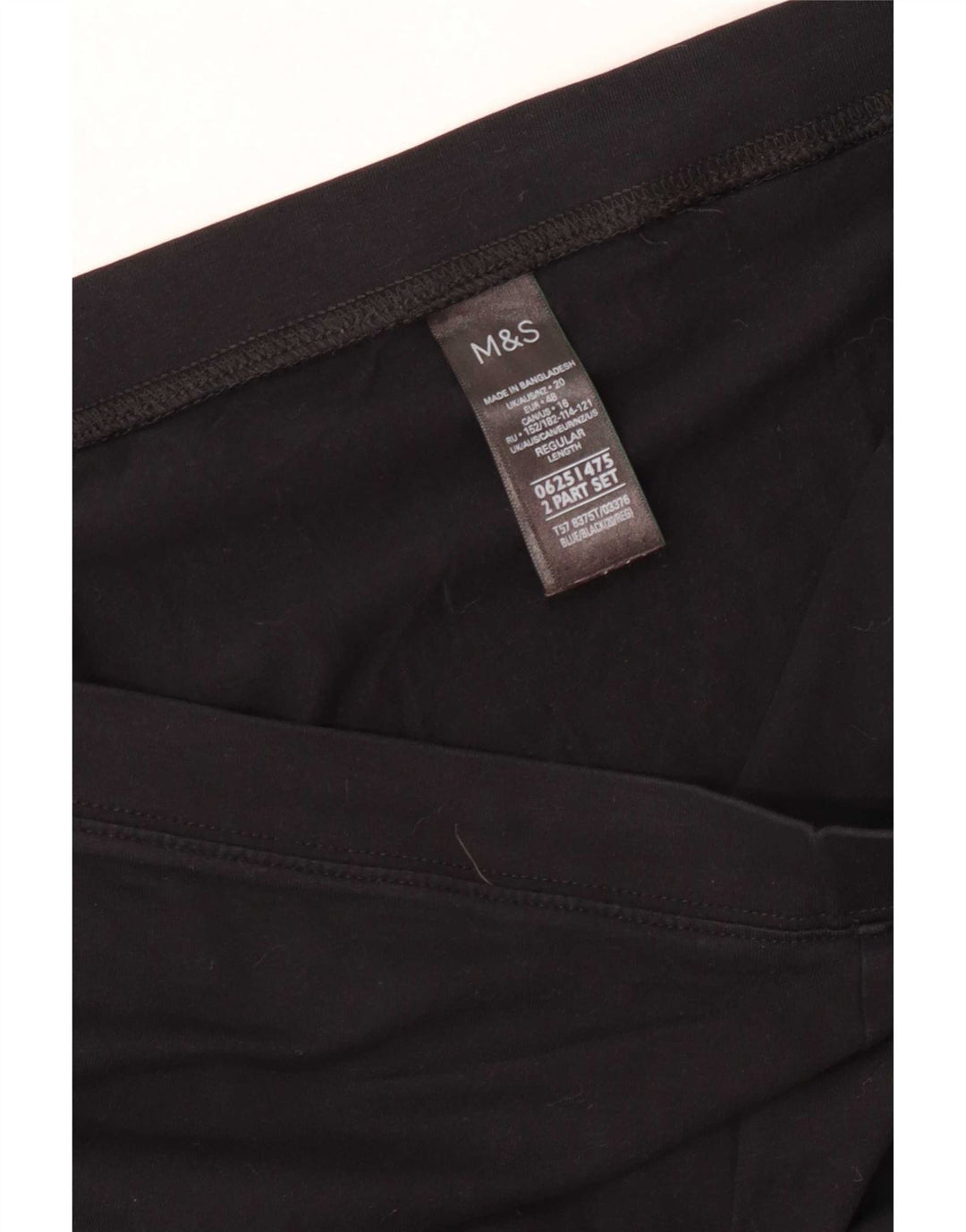 Leggings da donna Marks & Spencer UK 20 2XL Cotone nero