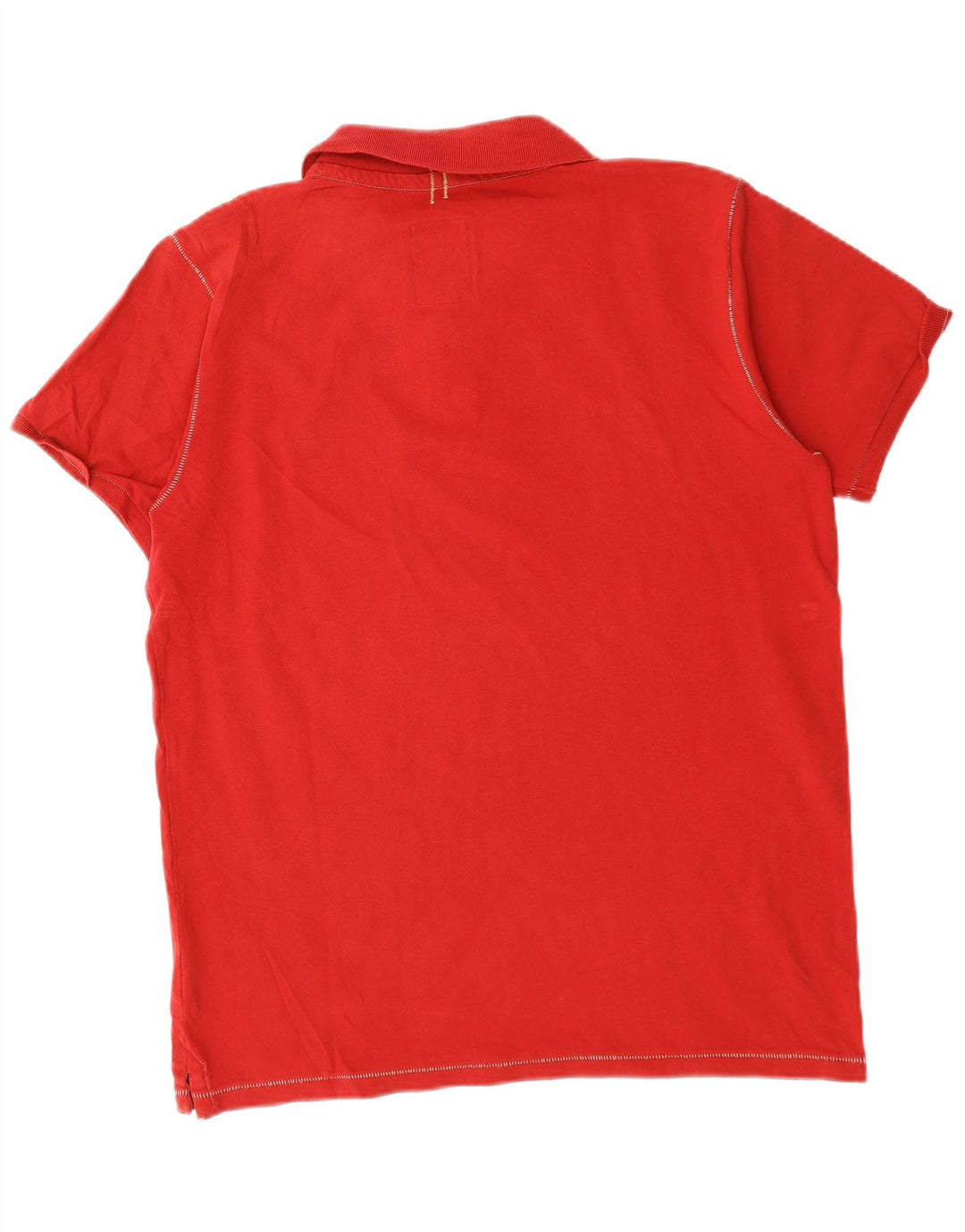 Polo da uomo Think Pink XL in cotone rosso