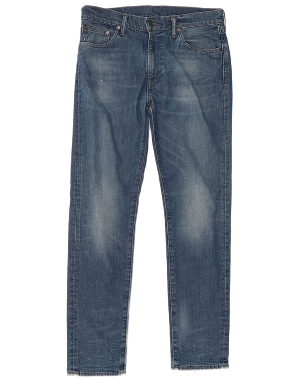 Jeans slim da uomo Levi's W33 L34 cotone blu