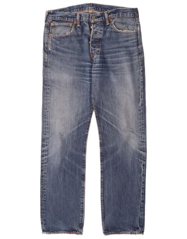 Levi's Uomo 501 Jeans dritti W33 L32 Blu