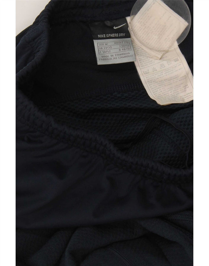 Pantaloni da tuta Nike da uomo in poliestere a righe medie blu navy
