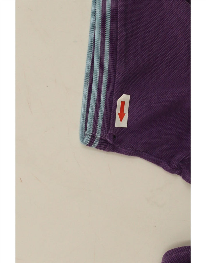 Polo da uomo FRED PERRY in cotone a righe viola medio