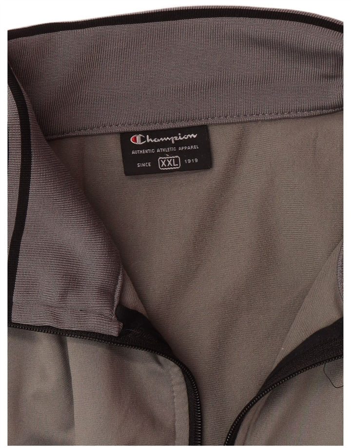 Giacca da tuta da uomo CHAMPION 2XL Grigia