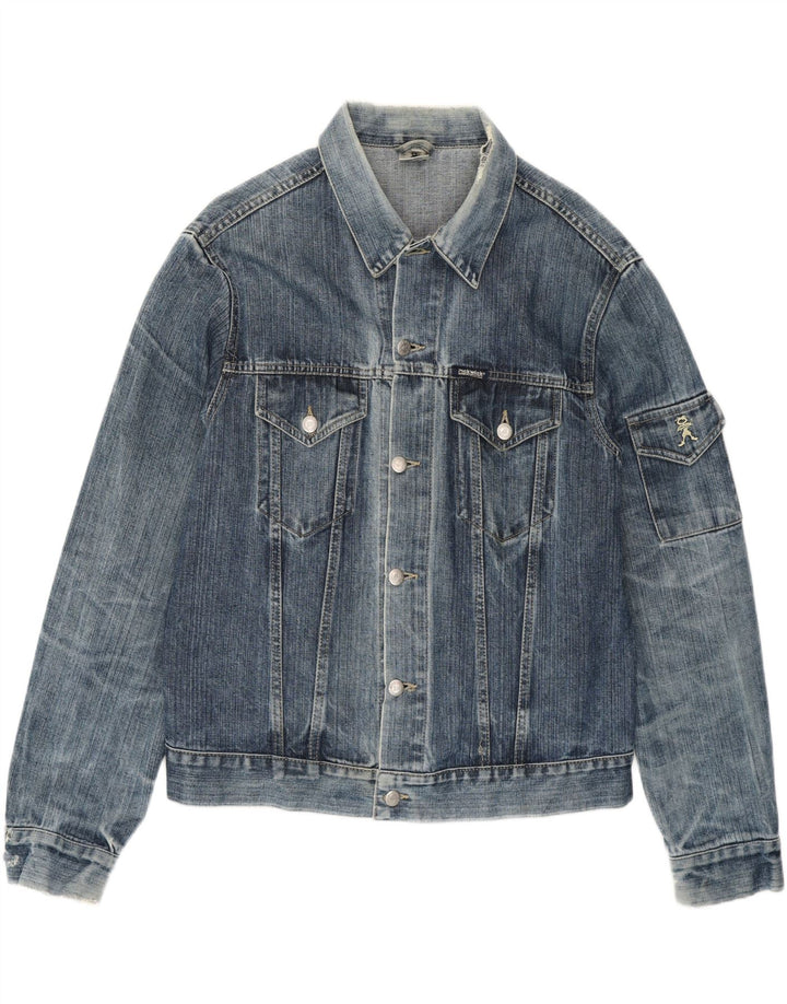 PICKWICK Mens Denim Jacket UK 42 XL Blue Cotton Vintage Pickwick and Second-Hand Pickwick from Messina Hembry 