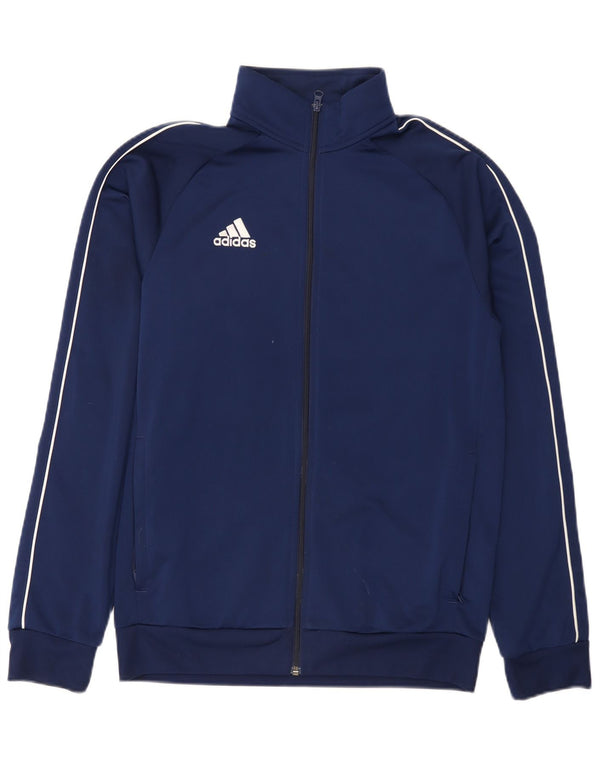 Giacca sportiva da uomo Adidas, giacca media, blu navy, in poliestere
