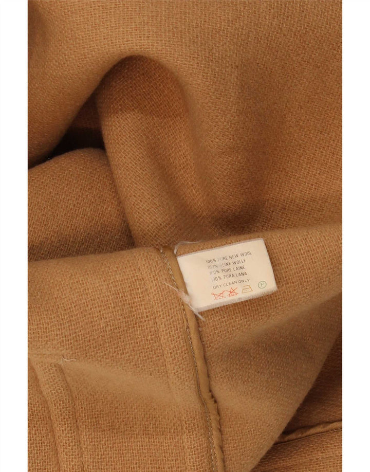 Montgomery con cappuccio da uomo invertere UK 38 lana vergine beige medio