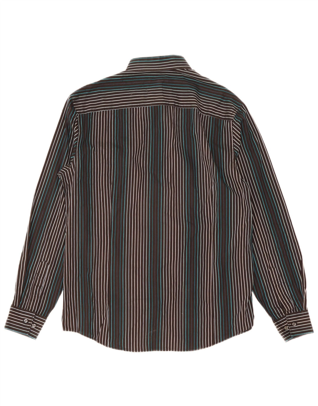 Camicia da uomo Jasper Conran in cotone a righe nere medie