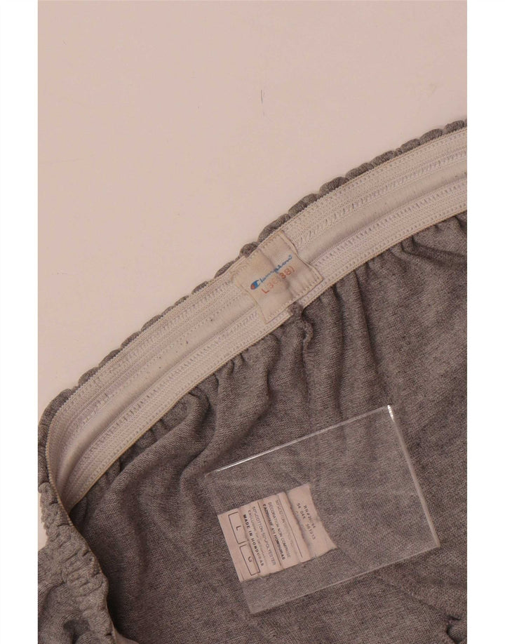 Pantaloncini sportivi da uomo Champion grandi in cotone grigio