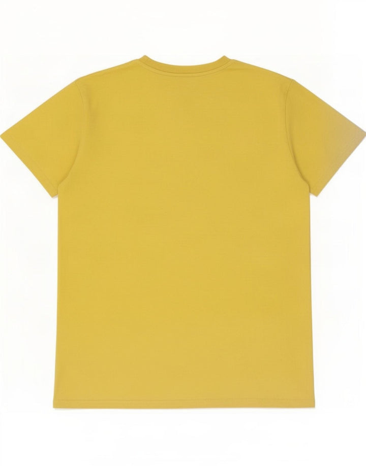 T-shirt grafica da uomo Superdry Top in cotone giallo medio