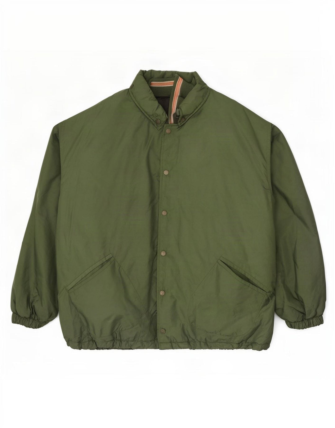 Giacca a vento grafica da uomo dal taglio ampio Tom Tailor UK 40 Large Verde