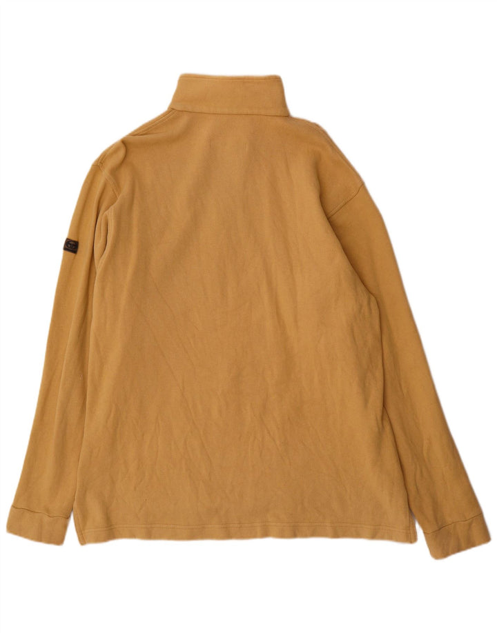 Sergio Tacchini Maglione da uomo con zip e collo XL Marrone