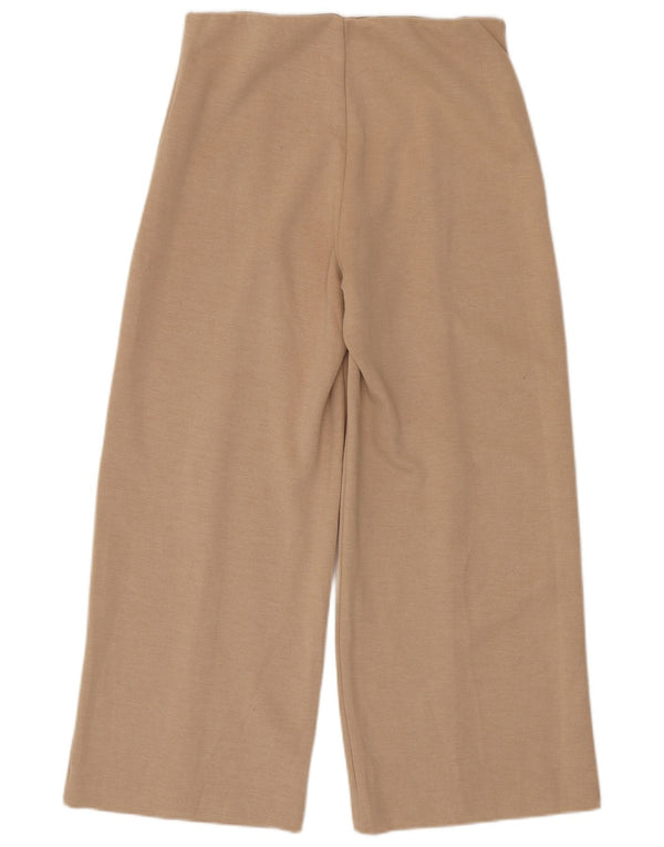 Pantaloni casual corti da donna Marks & Spencer UK 12 medi W30 L27 Beige