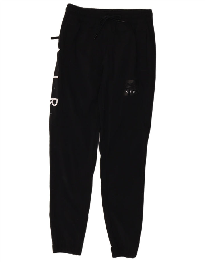 NIKE Pantaloni da tuta con grafica da uomo Joggers piccoli in nylon nero