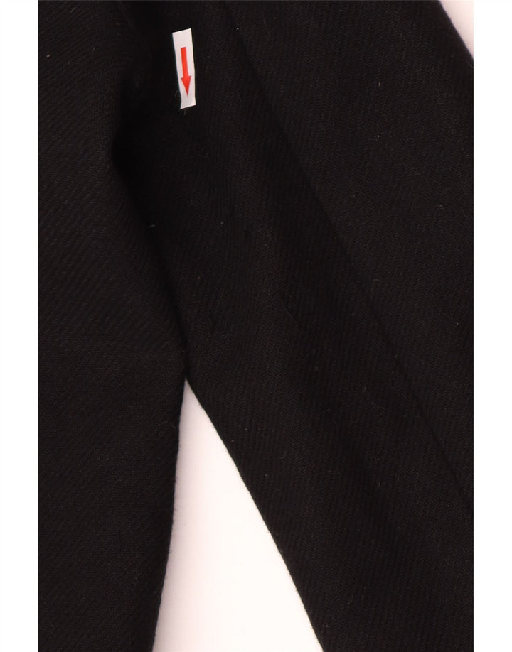 Cappotto doppiopetto da donna Zara UK 14 lana nera media