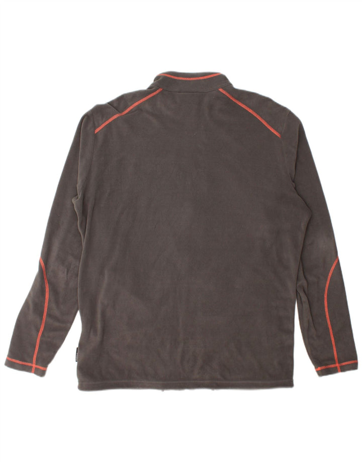 Giacca in pile da uomo Jack Wolfskin UK 44/46 XL Poliestere grigio