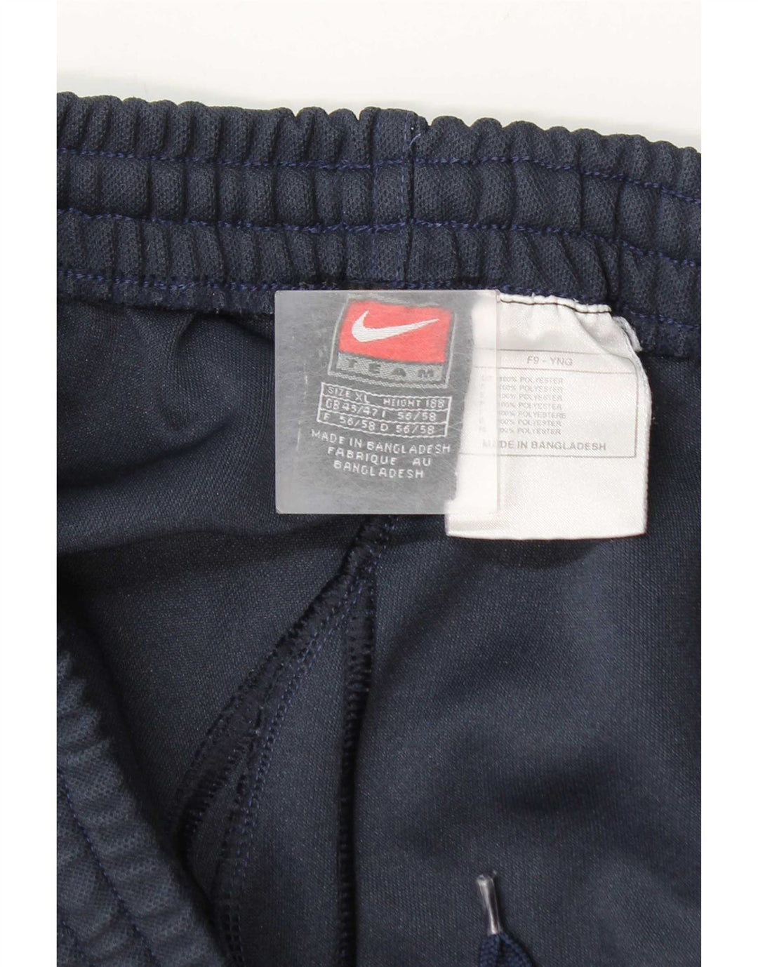 Pantaloni della tuta da uomo Nike UK 45/47 XL poliestere blu navy