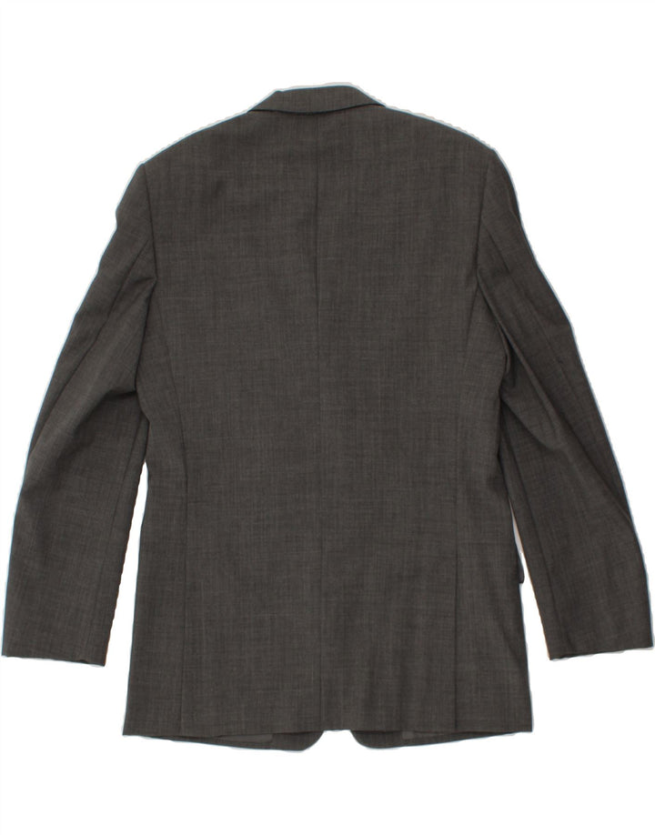 VALENTINO Set da uomo 3 bottoni 2 pezzi IT 48 medio W38 L32 Lana vergine grigia