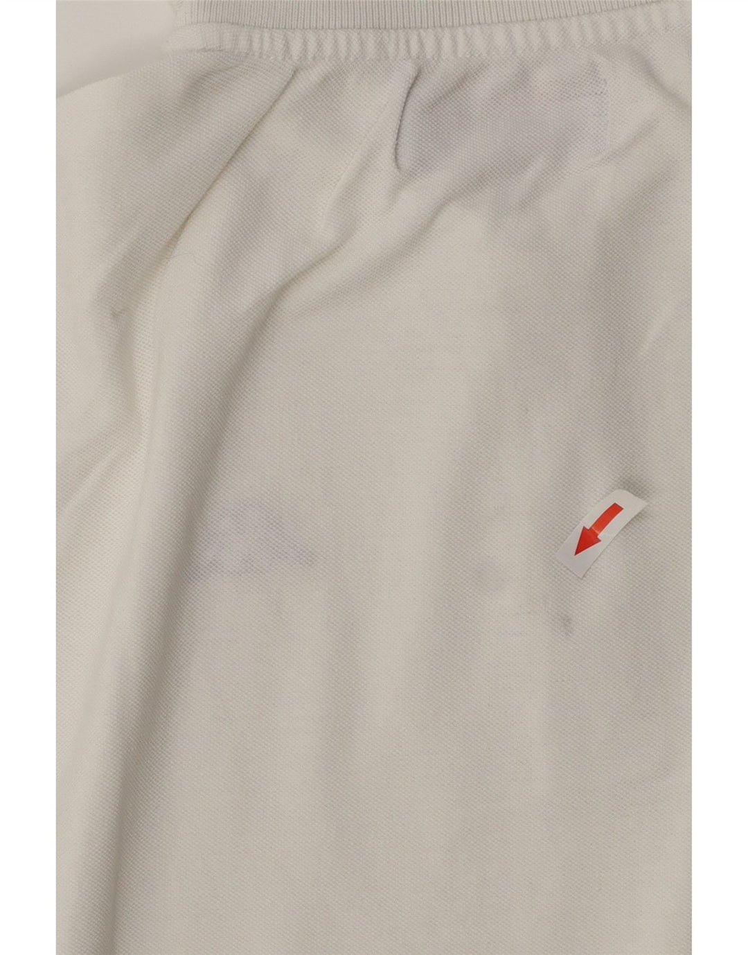 Polo Kappa Uomo Large Bianca In Cotone