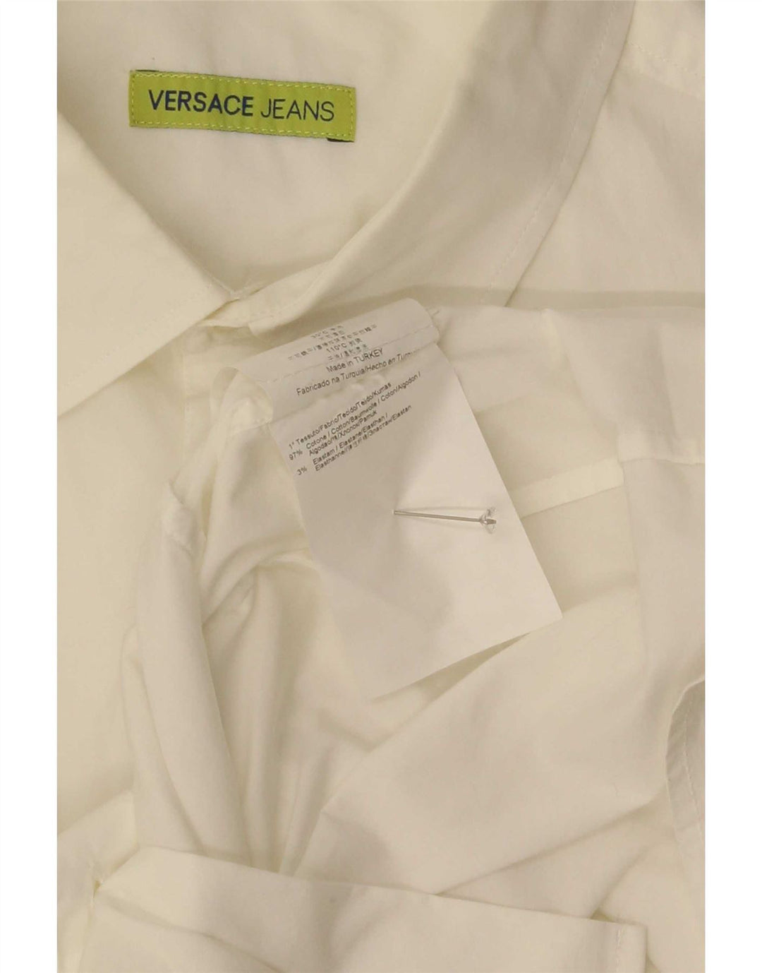 Camicia Versace Uomo IT 50 Cotone Bianco Medio