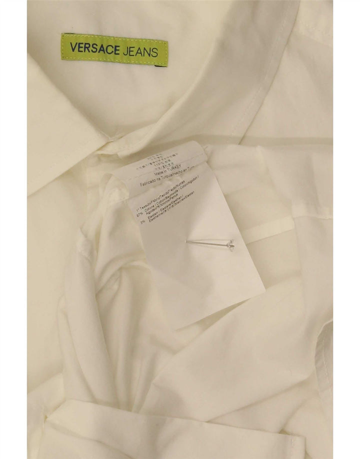 Camicia Versace Uomo IT 50 Cotone Bianco Medio
