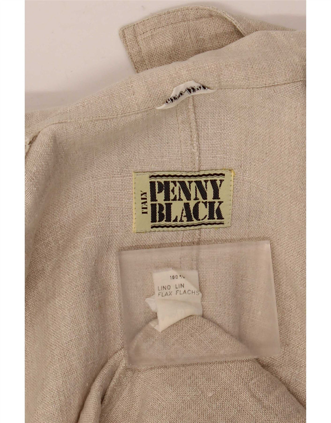 Giacca utility oversize da donna Penny Black IT 44 Lino beige medio
