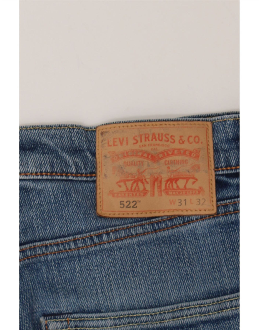 LEVI'S Mens Slim Tapered Jeans W31 L32 Blue Cotton Vintage Levi's and Second-Hand Levi's from Messina Hembry 