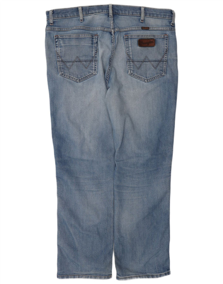 Jeans dritti elasticizzati Texas da uomo Wrangler W40 L30 cotone blu