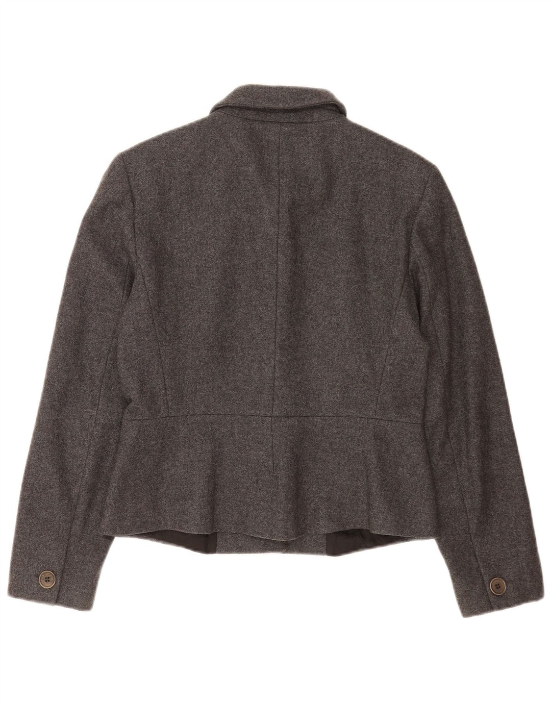 Giacca blazer da donna Sportmax UK 12 Classica in lana grigio medio