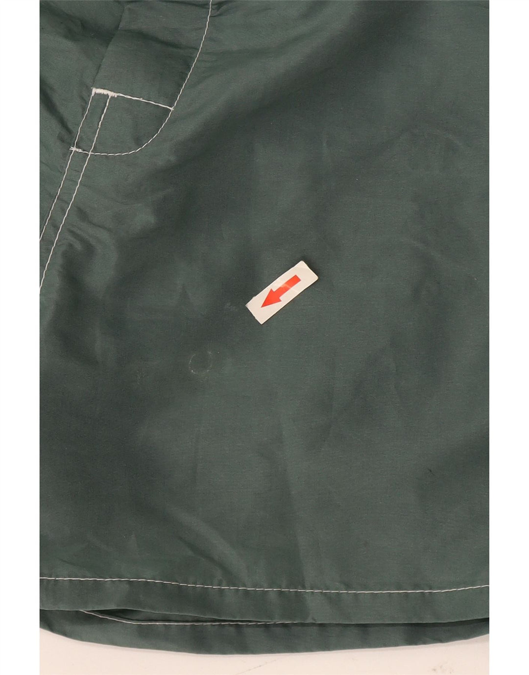 Pantaloncini da bagno da uomo Sundek in nylon color block verde medio