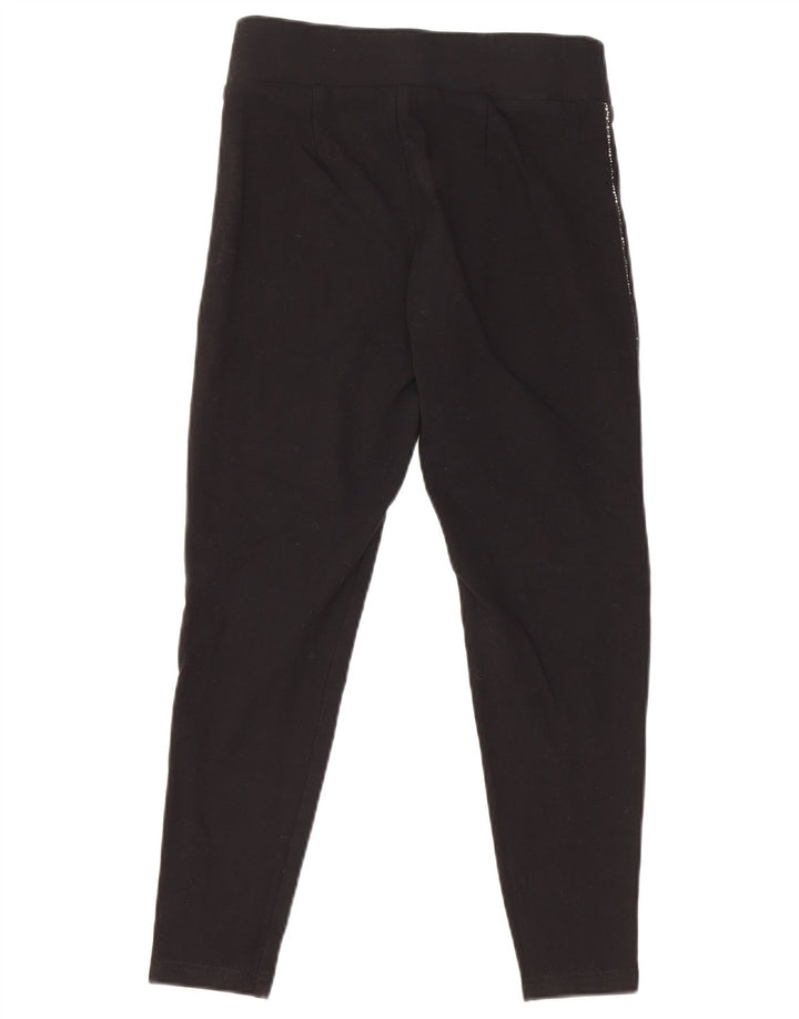 Leggings corti da donna Marks & Spencer UK 8 piccoli in viscosa nera