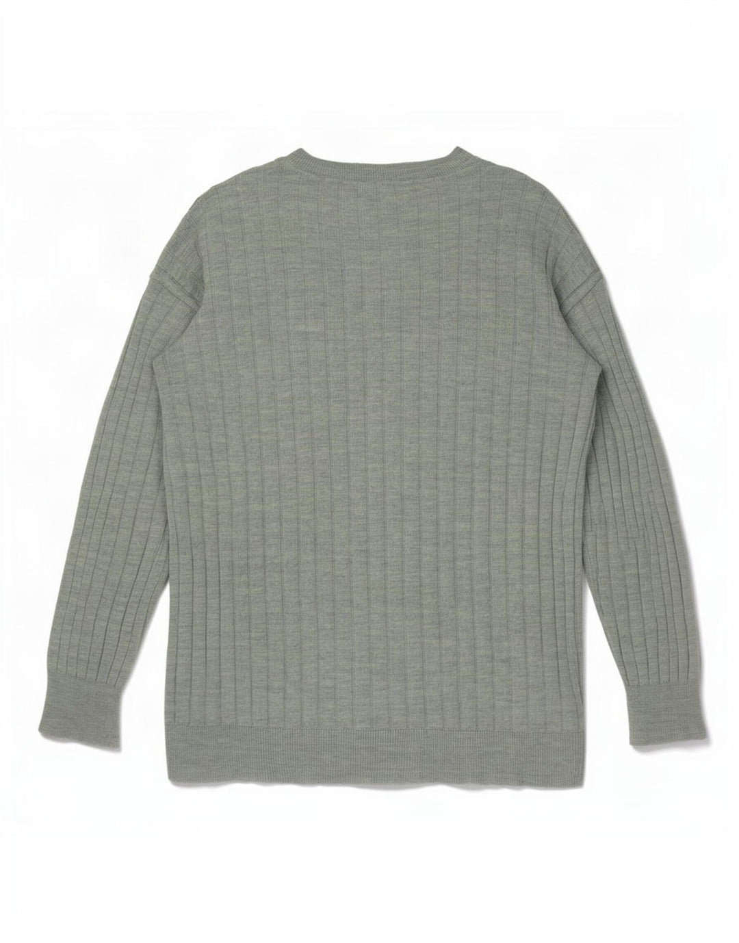 Maglione girocollo oversize da donna Zara UK 10 piccolo verde screziato