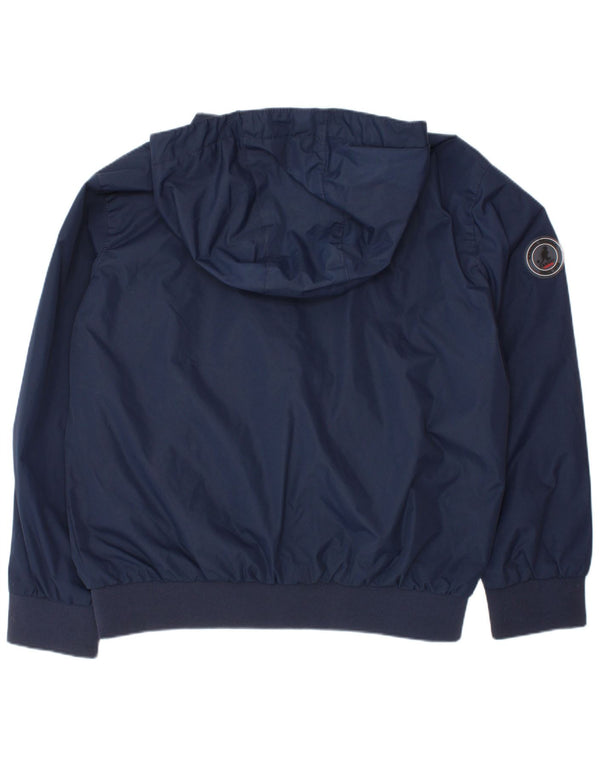 Giubbotto bomber con cappuccio per ragazzi KANGOL 7-8 anni in poliestere blu navy