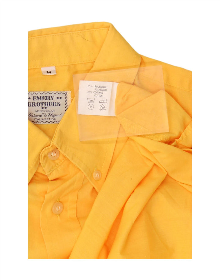 Camicia da uomo EMERY BROHERS Poliestere giallo medio