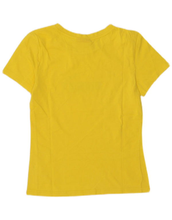 T-shirt grafica da donna Puma UK 14 media gialla