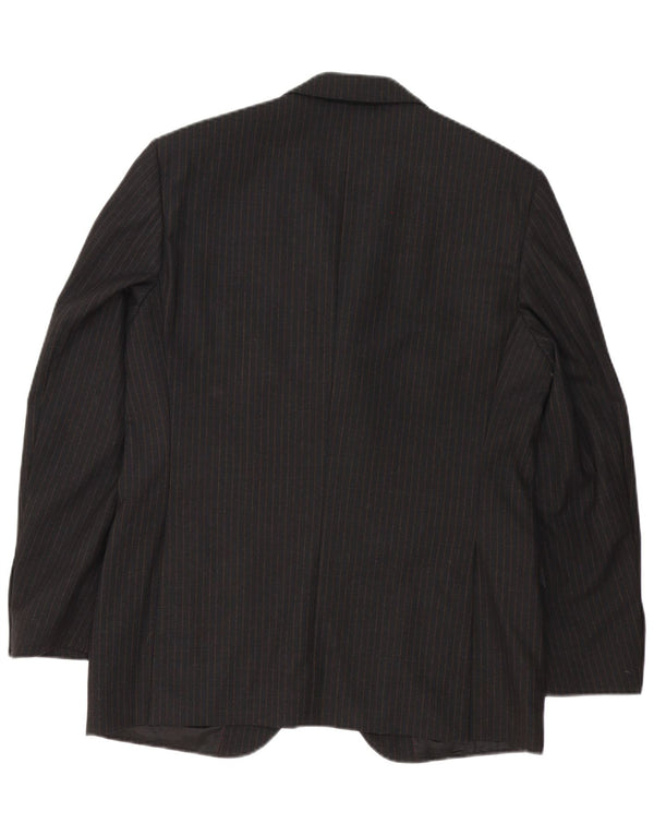Giacca blazer da uomo a 3 bottoni Ing Loro Piona & Co. IT 50 grande a righe nere