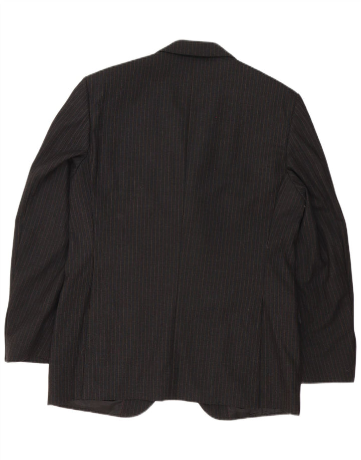 Giacca blazer da uomo a 3 bottoni Ing Loro Piona & Co. IT 50 grande a righe nere