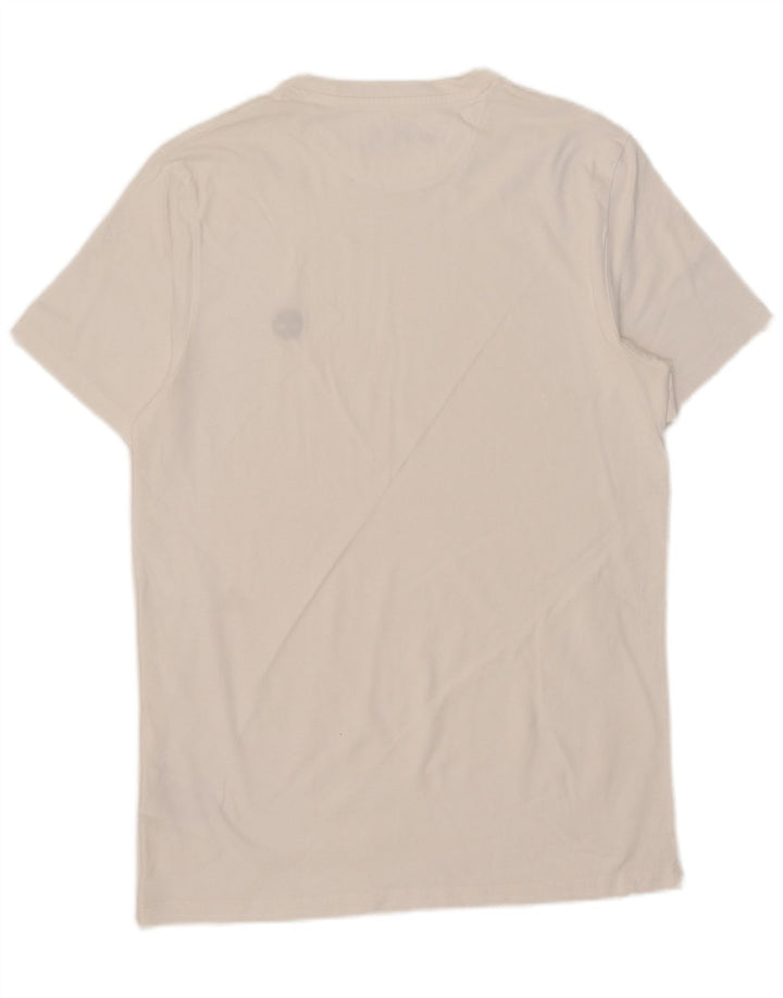 T-shirt da uomo slim fit Timberland Top grande in cotone bianco