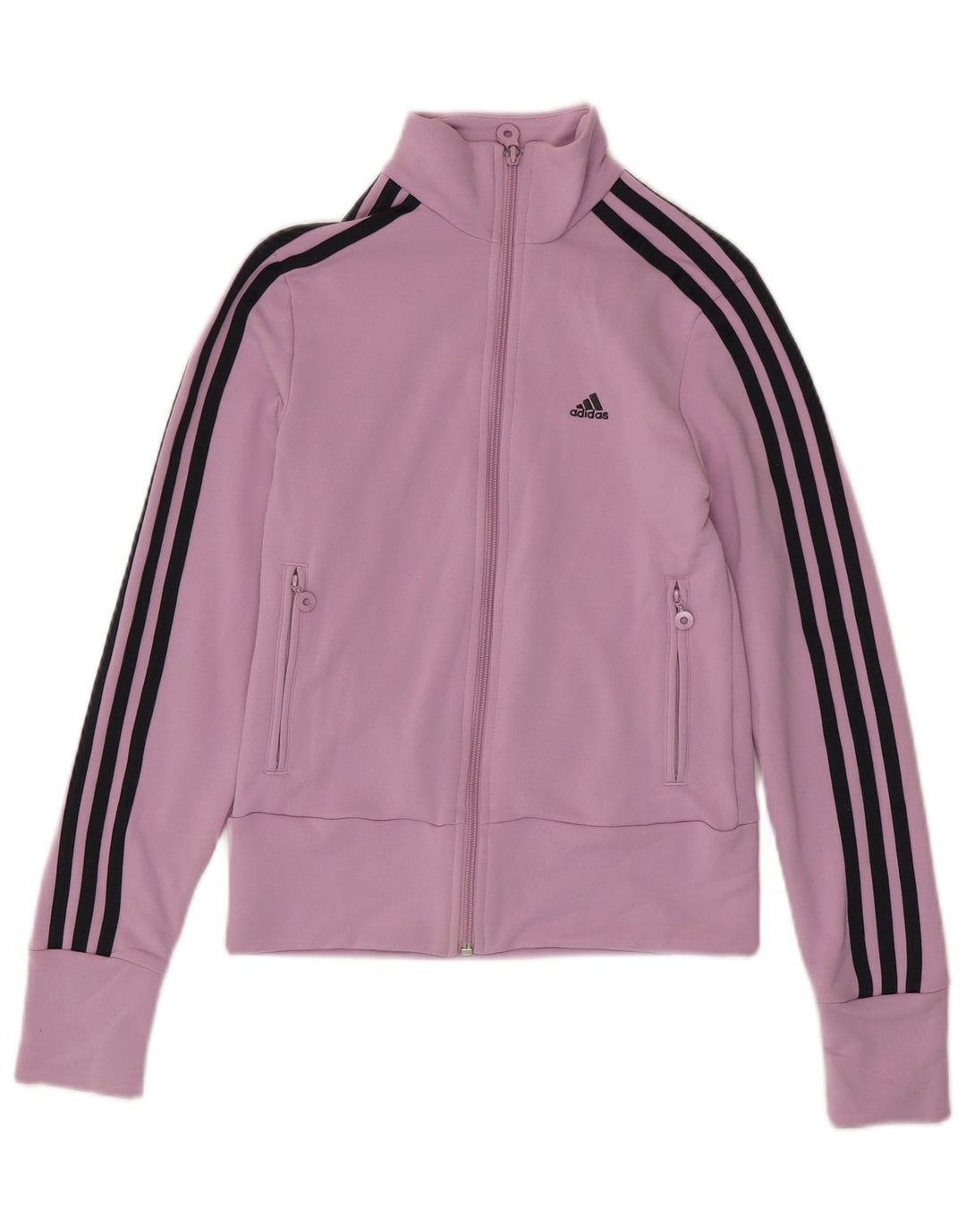 Giacca da ginnastica da donna Adidas UK 8 Small Viola Poliestere