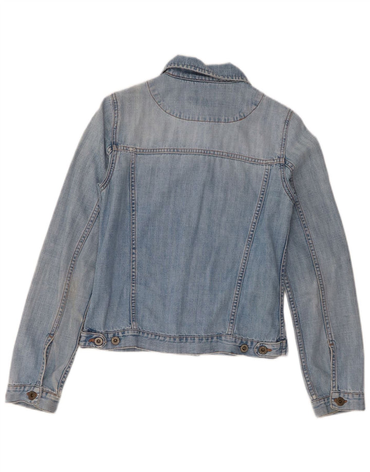 Giacca di jeans da donna River Island UK 6 XS blu cotone