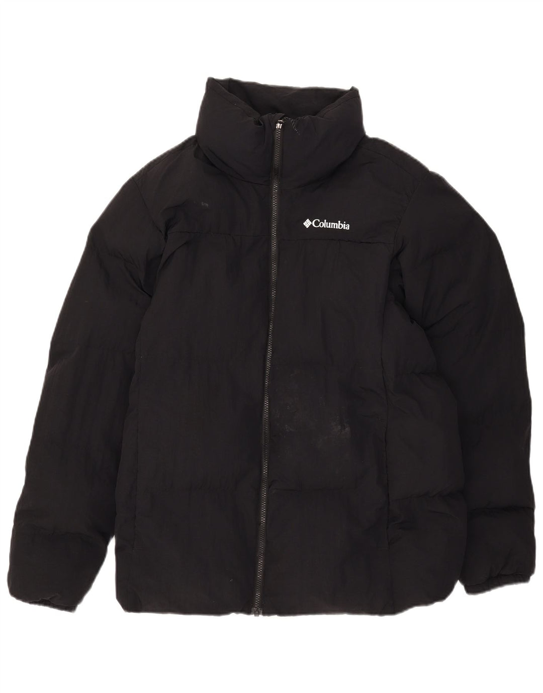 Giacca imbottita da uomo Columbia UK 36 piccola in nylon nero