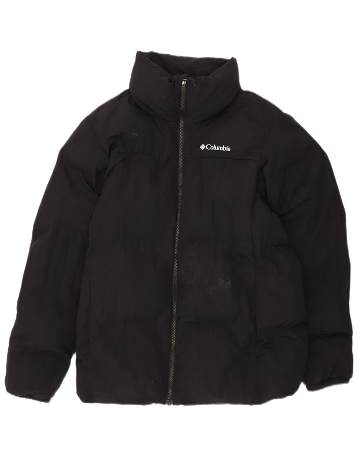 Giacca imbottita da uomo Columbia UK 36 piccola in nylon nero