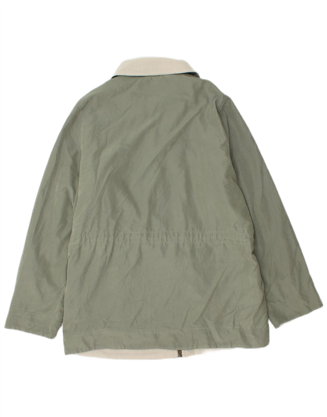 Giacca Parka Sherpa oversize da donna Marks & Spencer UK 14 Large Verde