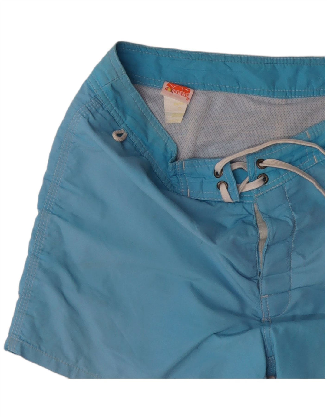 Pantaloncini da bagno da uomo Sundek blu medio in poliestere