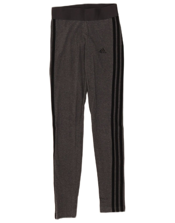 Leggings Adidas Donna UK 4/6 XS Grigio