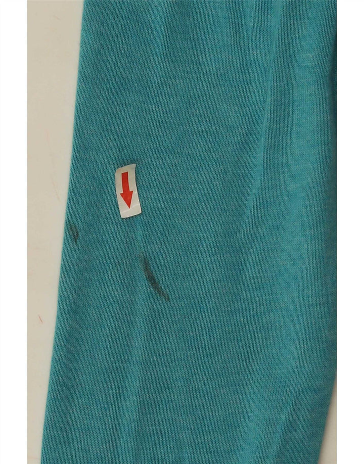Maglione maglione girocollo da uomo Tommy Hilfiger cotone medio turchese