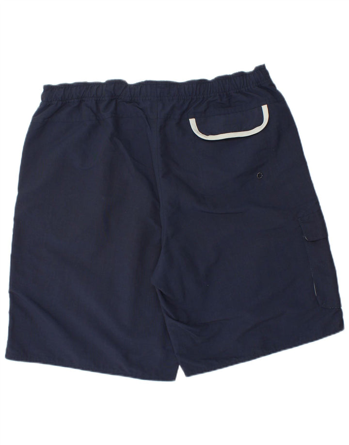 Pantaloncini da bagno da uomo Champion XL blu navy color block