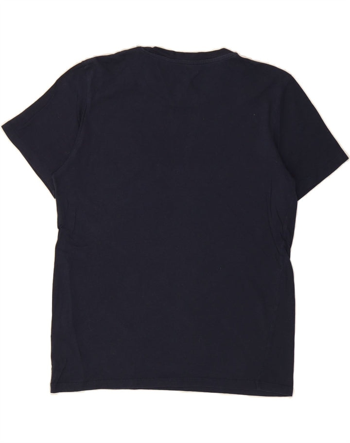 JACK & JONES Mens T-Shirt Top Small Navy Blue Cotton Vintage Jack & Jones and Second-Hand Jack & Jones from Messina Hembry 