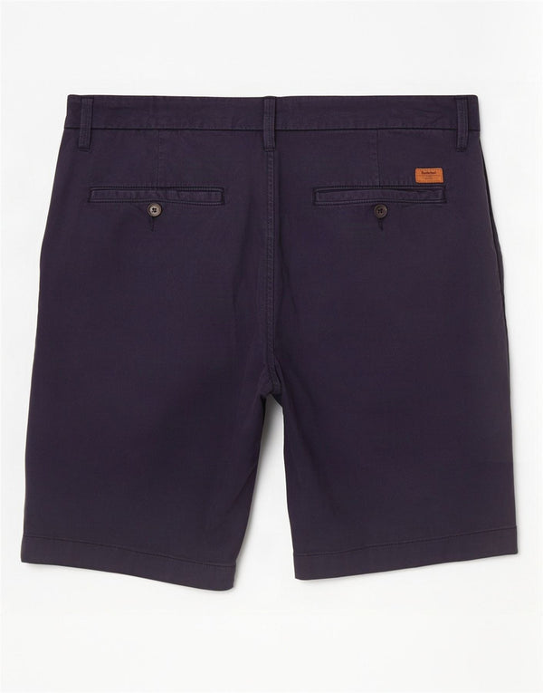 Pantaloncini chino da uomo Timberland W34 Large in cotone blu navy