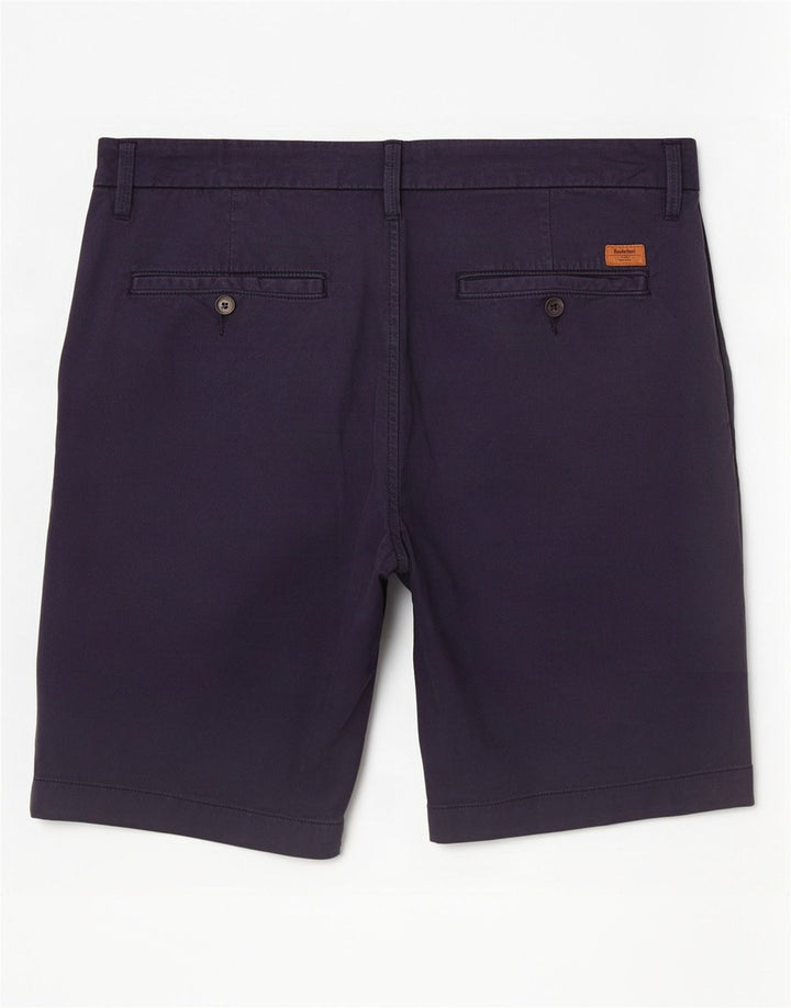 Pantaloncini chino da uomo Timberland W34 Large in cotone blu navy