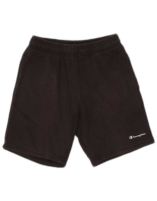 Pantaloncini sportivi da uomo Champion piccoli in cotone nero